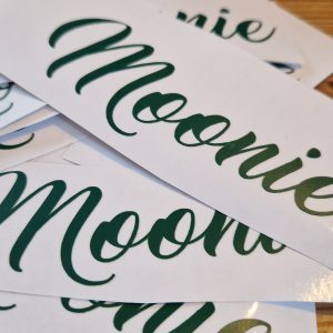 personalisierte Aufkleber / Schriftzug / Schriftzüge / personalisierte Namensaufkleber rosegold, gold, silber / Sticker / Beschriftung