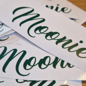 personalisierte Aufkleber / Schriftzug / Schriftzüge / personalisierte Namensaufkleber rosegold, gold, silber / Sticker / Beschriftung