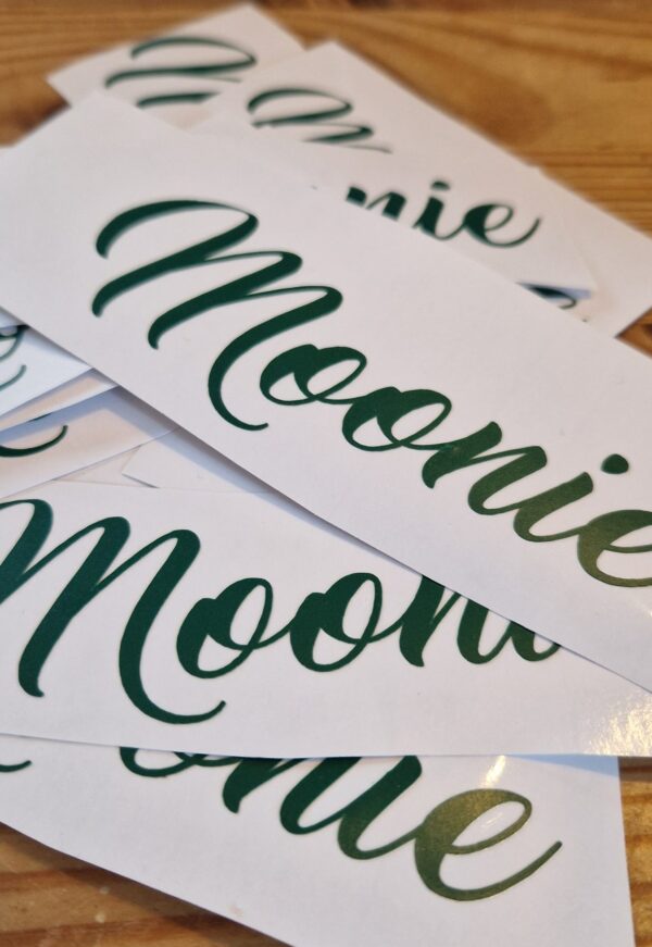 personalisierte Aufkleber / Schriftzug / Schriftzüge / personalisierte Namensaufkleber rosegold, gold, silber / Sticker / Beschriftung