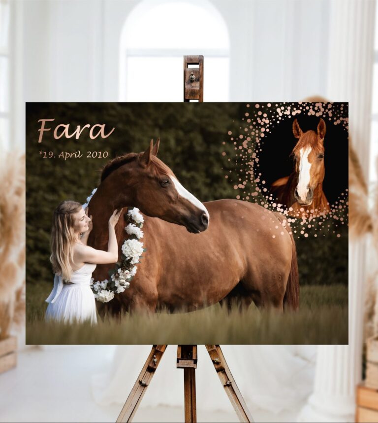 Mehr über den Artikel erfahren Personalisierte individuelle Boxenschilder und Stallschilder in gold, silber und rosegold und alle anderen Farben!