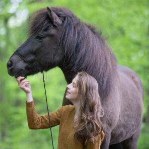 Fotografenhalfter schwarz langes ca.5 Meter Seil für Pferde Uni-Size kein Verrutschen ins Auge, leicht zu retuschieren!