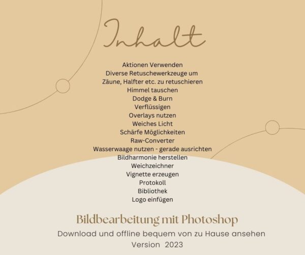 Photoshop Kurs / webinar 2023 Bildbearbeitung erklärt / Tutorial m. Werkzeugen, Masken usw.  erklärt für Pferdefotografie / Pferdefotografen / Tierfotografen / Fotografen – Bild 3